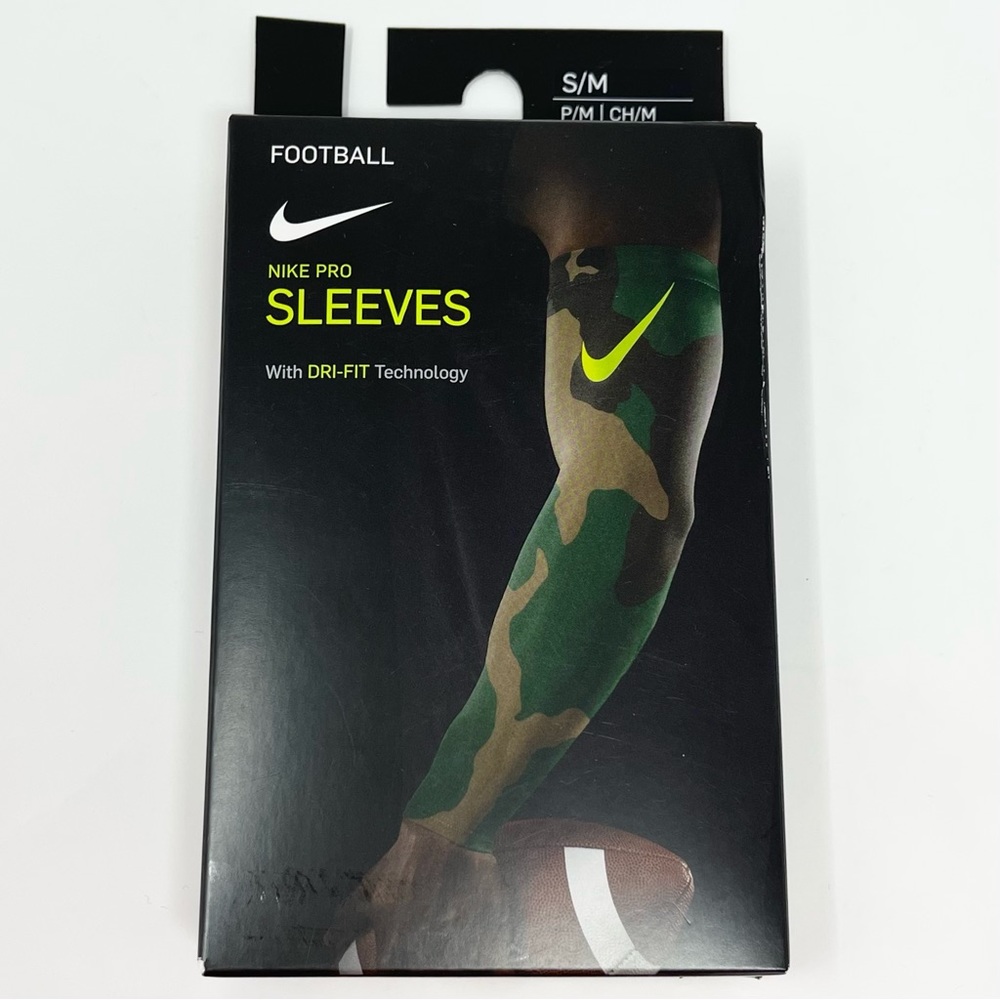 Nike Pro Sleeves Football Camo New In Box S/M